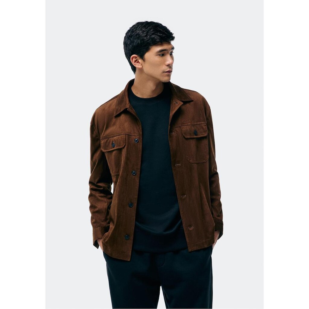 Jaqueta Hering Em Suede Leve Masculina