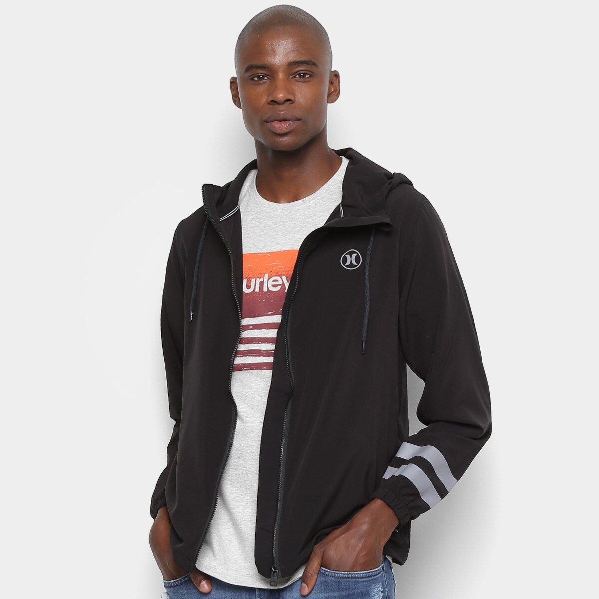jaqueta hurley windbreaker