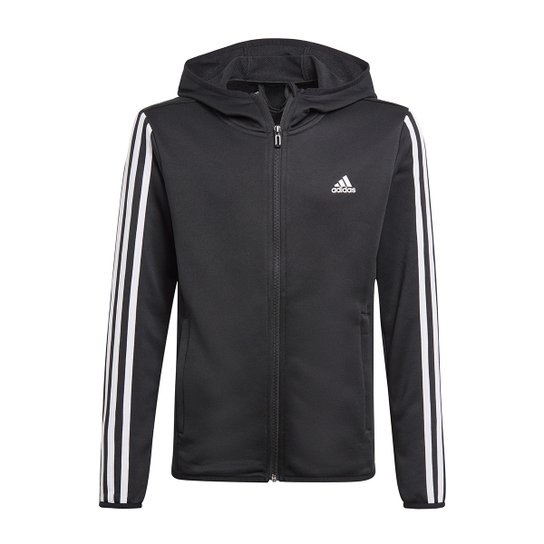 Jaqueta Infantil Adidas D2m 3S c/ Capuz Masculina - Preto+Branco é ruim? Jaqueta Infantil Adidas D2m 3S c/ Capuz Masculina - Preto+Branco é boa?