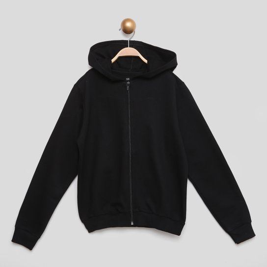 Jaqueta Infantil Basicamente Moletom Leve Capuz Unissex - Preto é ruim? Jaqueta Infantil Basicamente Moletom Leve Capuz Unissex - Preto é boa?