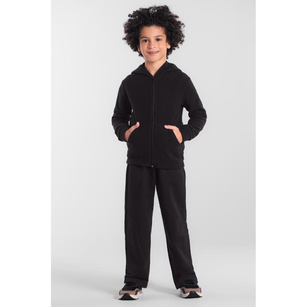 Jaqueta infantil menino em moletom Brandili