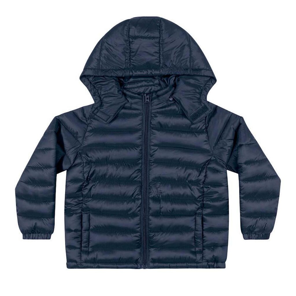 Jaqueta Infantil Microfibra Azul Marinho Elian