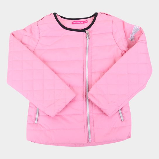 Jaqueta Infantil Plural Kids Puffer Básica Feminina - Rosa Menor preço em Jaqueta Infantil Plural Kids Puffer Básica Feminina - Rosa