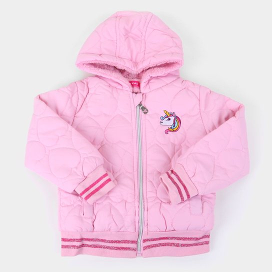 Jaqueta Infantil Plural Kids Puffer Com Capuz Feminina - Rosa Menor preço em Jaqueta Infantil Plural Kids Puffer Com Capuz Feminina - Rosa