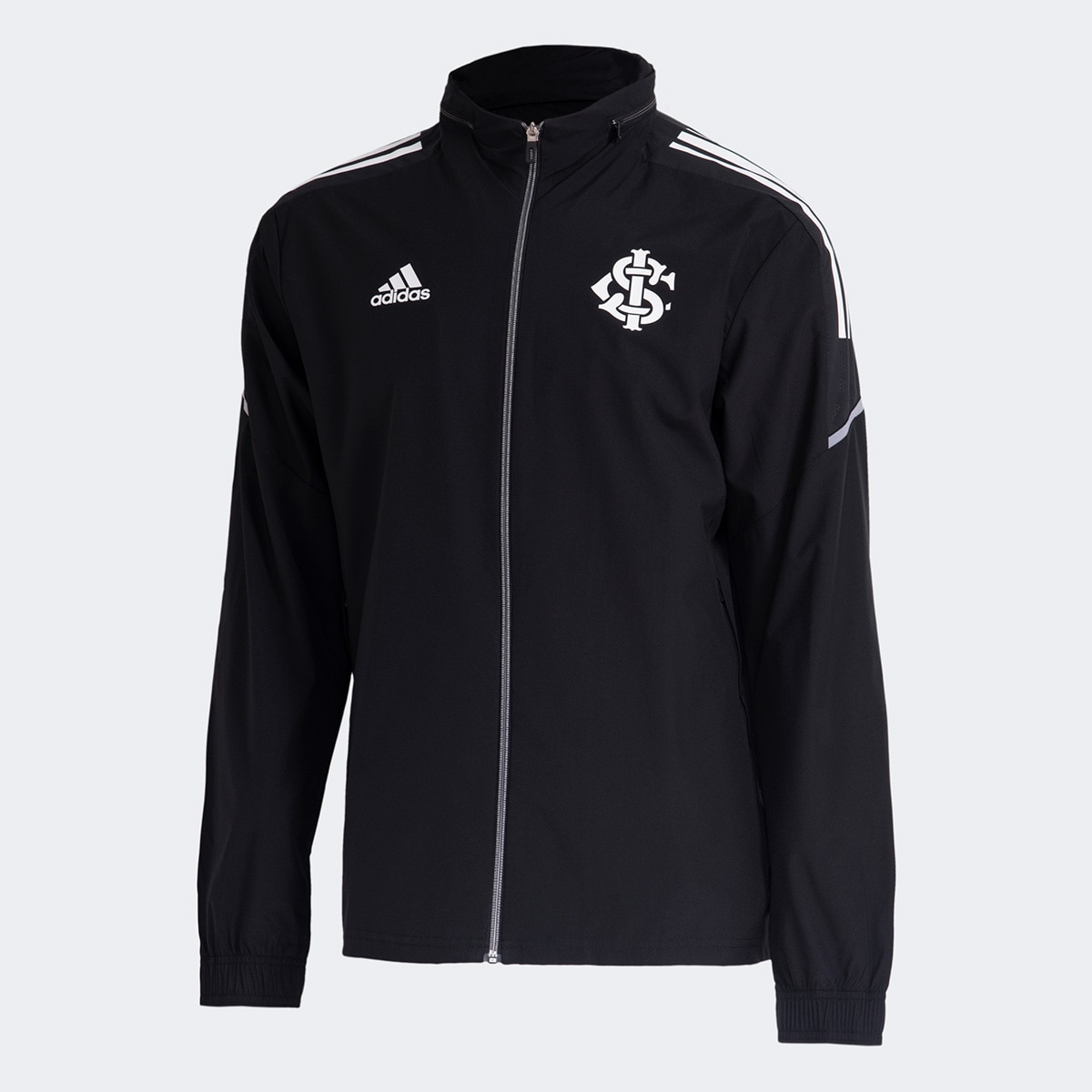 Jaqueta Internacional 21/22 Adidas Chuva Masculina Preto+Branco