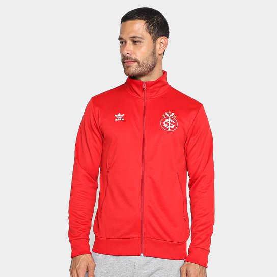 Jaqueta Internacional 24/25 Adidas Masculina Originals Vermelho