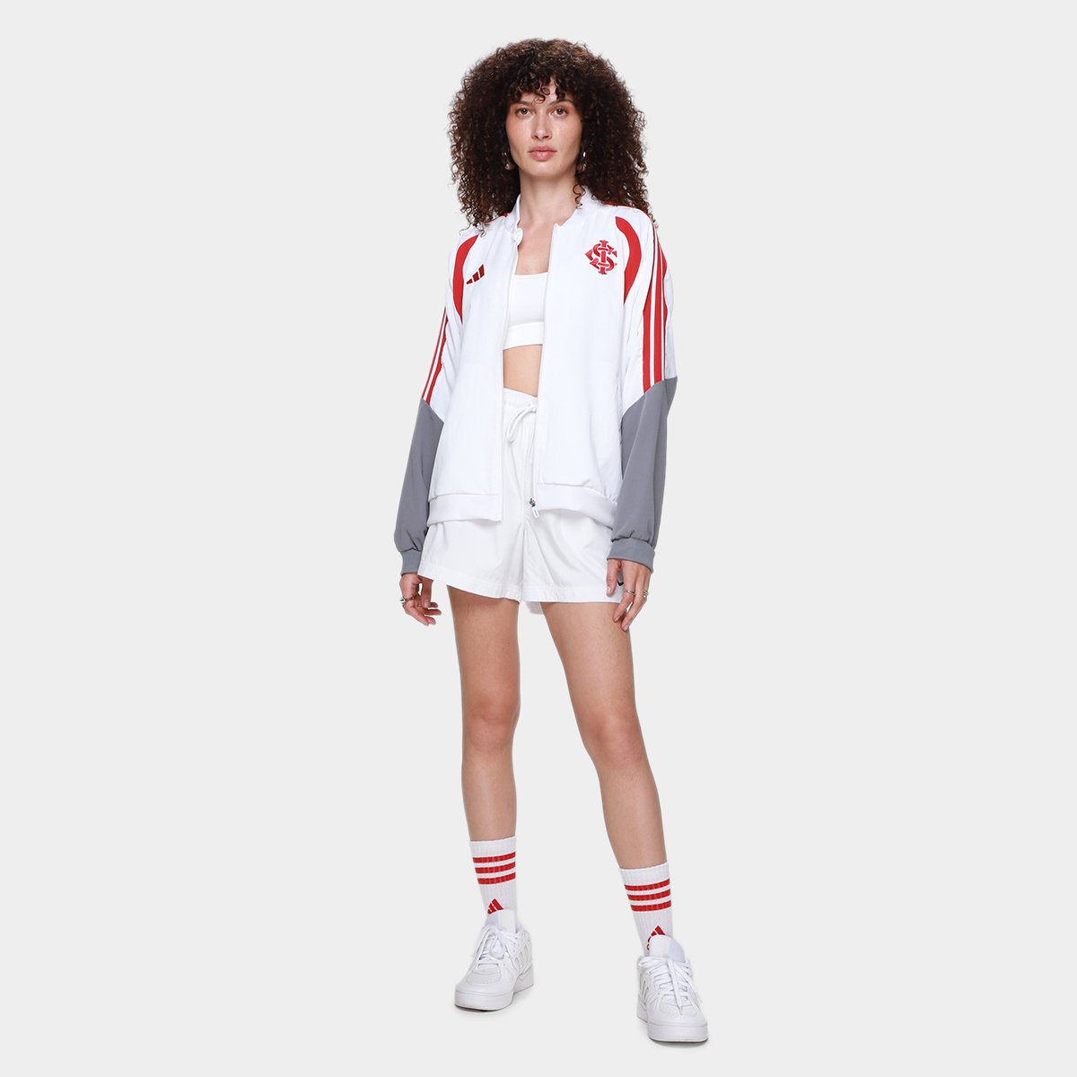 Jaqueta Internacional 26/27 Apresentação Adidas Feminina - 4