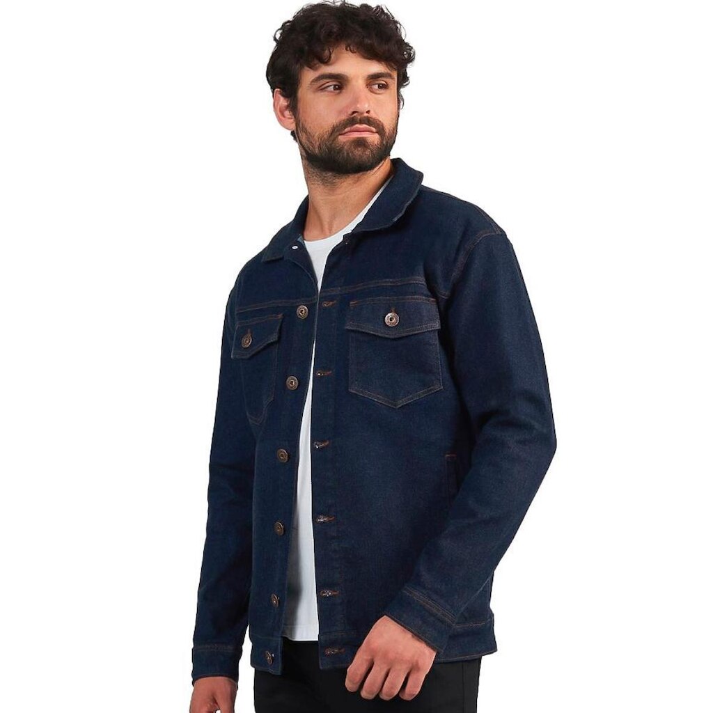 Jaqueta Jeans Acostamento Oversized Masculino