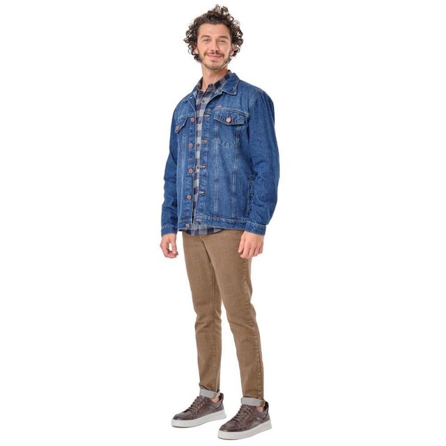 JAQUETA JEANS BEAGLE MASCULINA