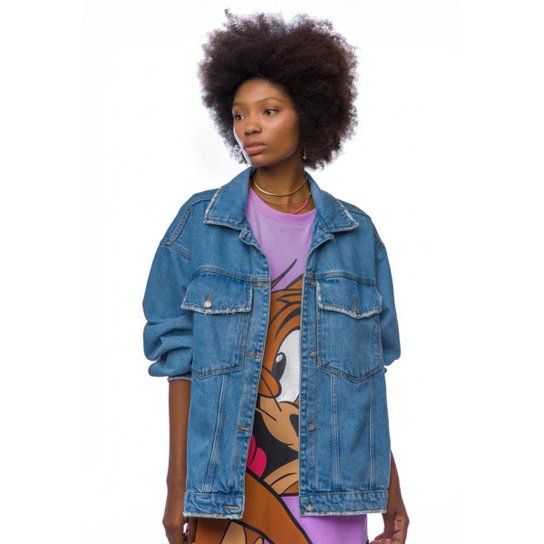 JAQUETA JEANS BORDADA TOM AND JERRY JEANS BASICO REF: 501JA000374 MY  FAVORITE