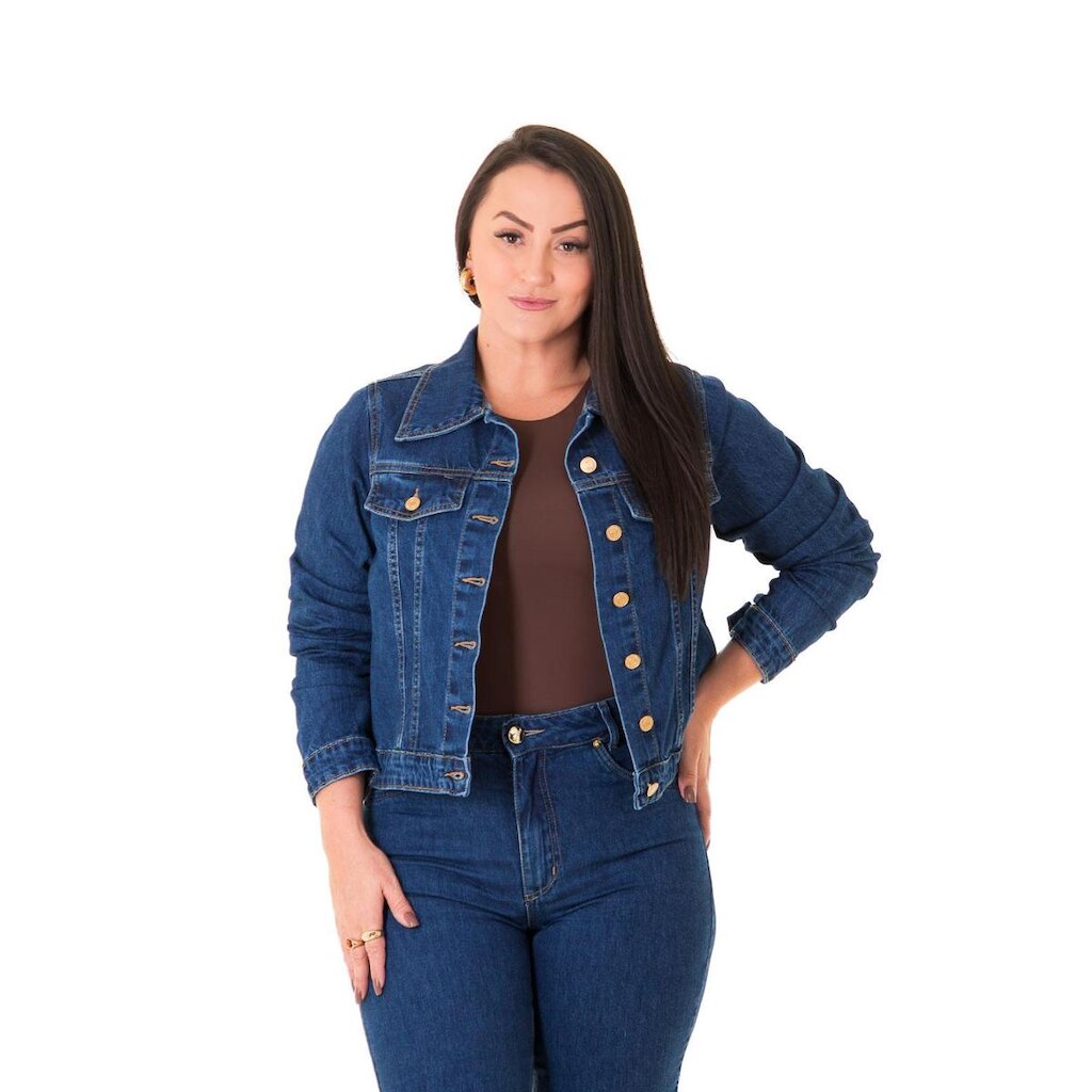 Jaqueta Jeans Feminina Arauto Comfy