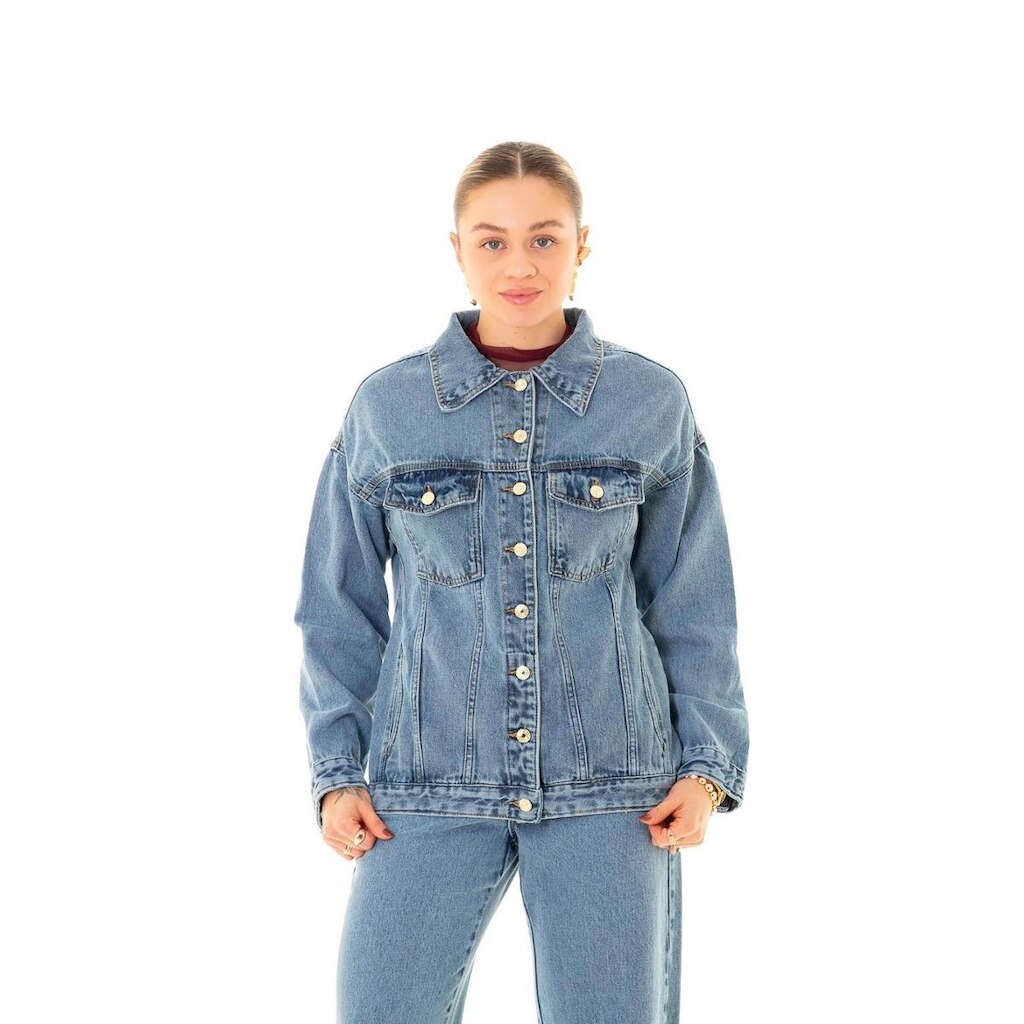 Jaqueta Jeans Feminina Arauto Oversized