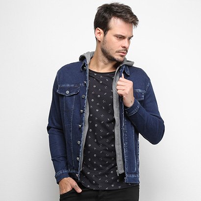 camisa jeans masculina malwee