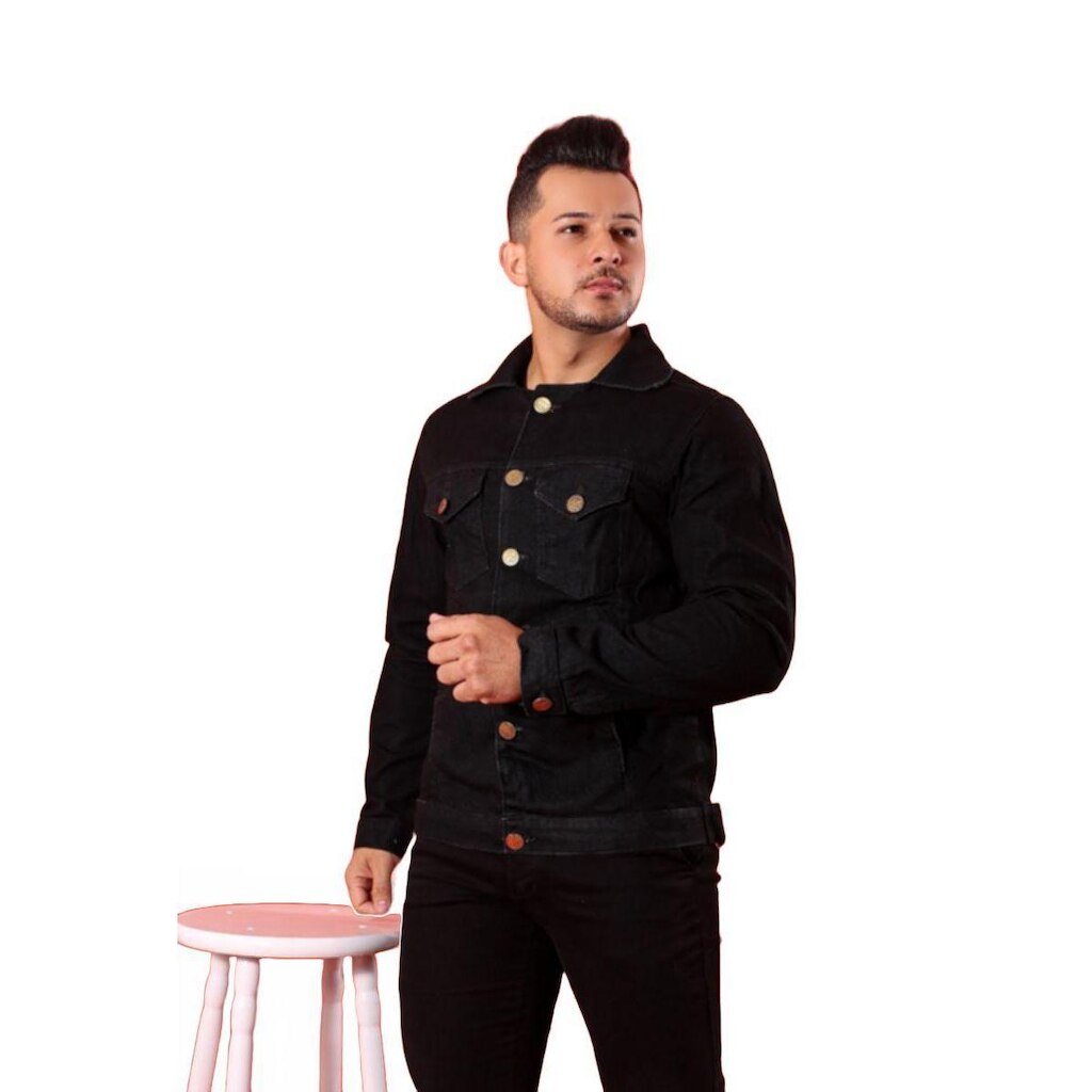Jaqueta Jeans ou Sarja Casual Masculina