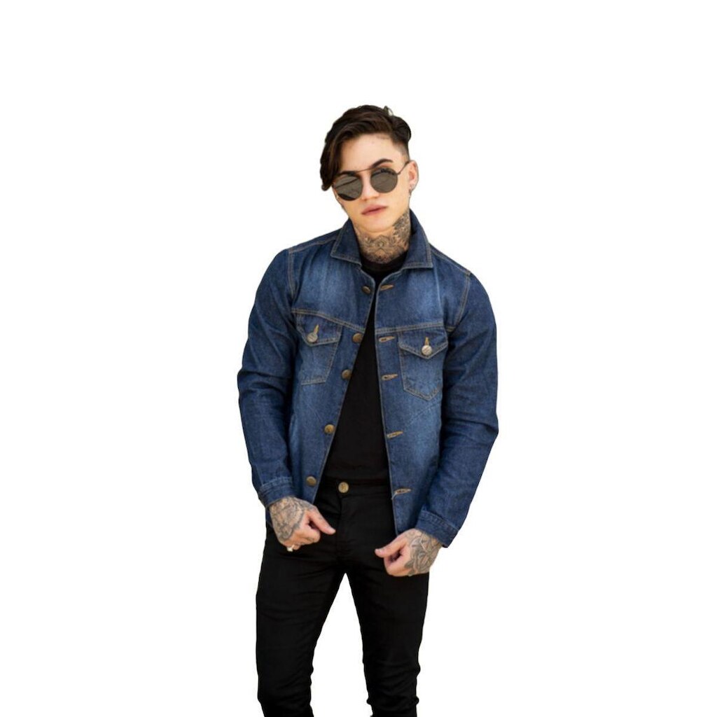 Jaqueta Jeans ou Sarja Casual Masculina