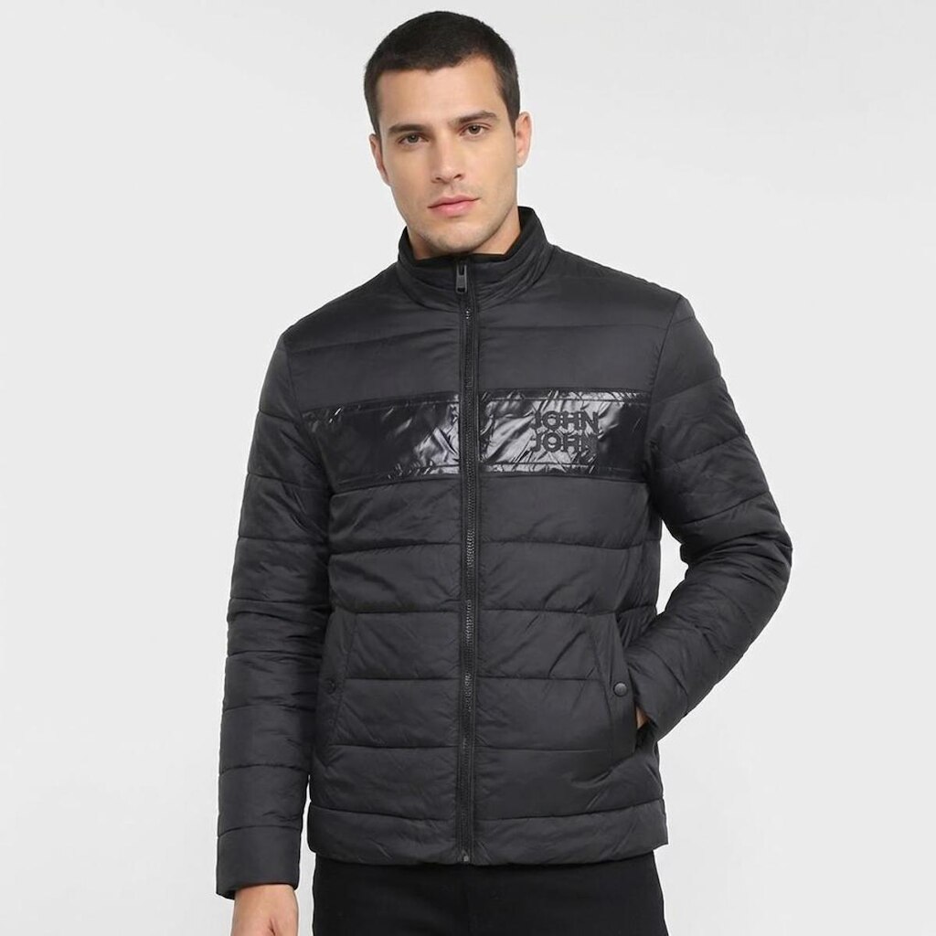 Jaqueta John John Sidney Black Masculino