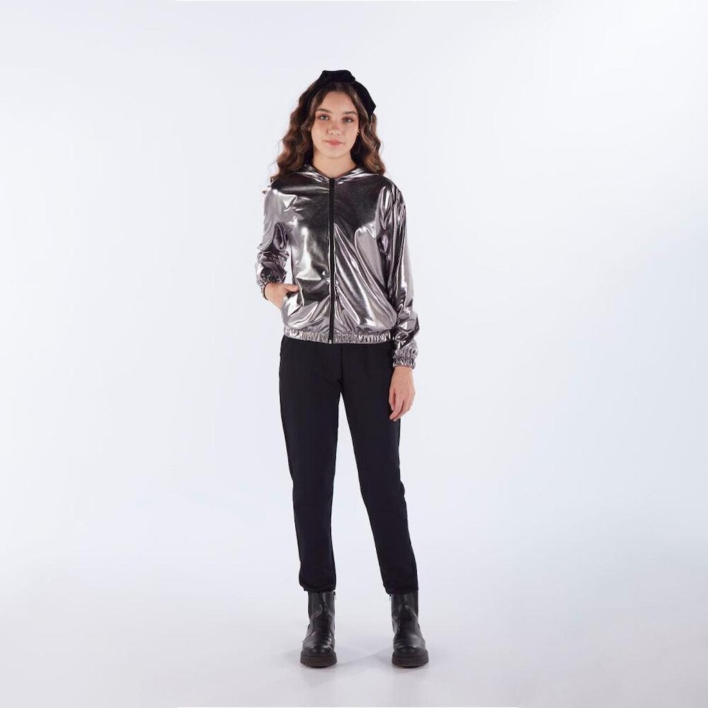 Jaqueta Juvenil Menina - Cinza - 52919-355