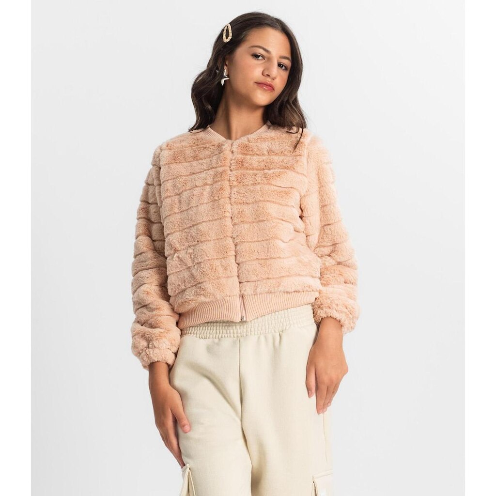 Jaqueta Juvenil Minty Com Pelo Feminina