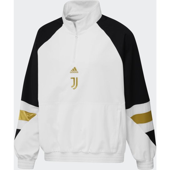 Jaqueta Juventus Adidas Icon Masculina - Branco+Preto Menor preço em Jaqueta Juventus Adidas Icon Masculina - Branco+Preto