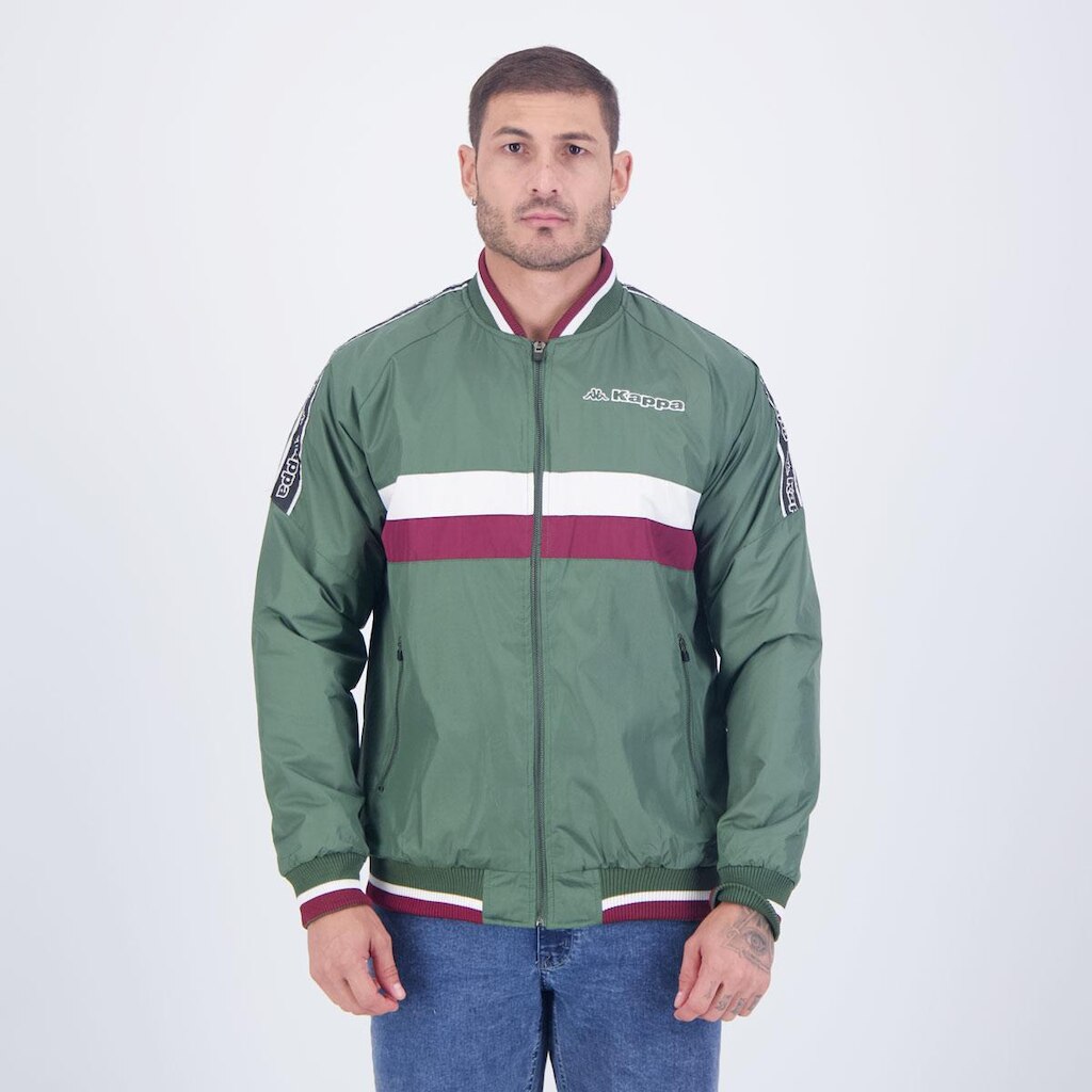 Jaqueta Kappa Bomber Verde