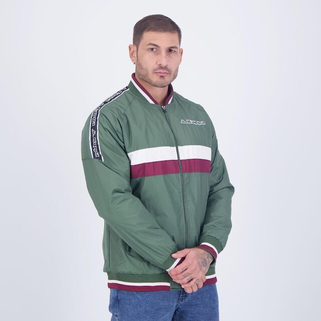 Jaqueta Kappa Bomber Verde