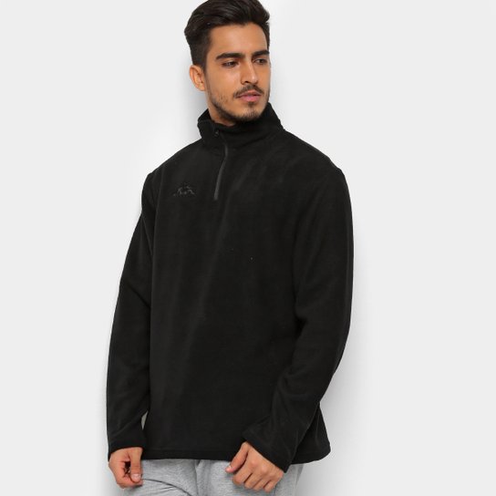 Jaqueta Kappa Fahrenheint 17 Masculina - Preto Menor preço em Jaqueta Kappa Fahrenheint 17 Masculina - Preto