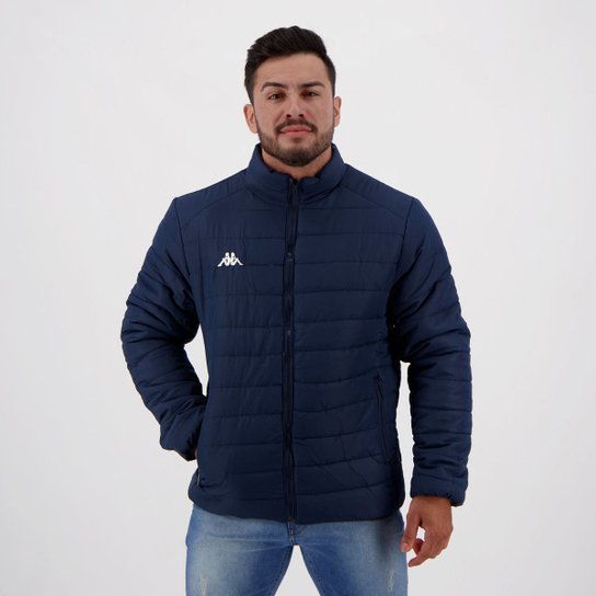 Jaqueta Kappa Puffer Padding SCCP Masculina - Marinho Menor preço em Jaqueta Kappa Puffer Padding SCCP Masculina - Marinho