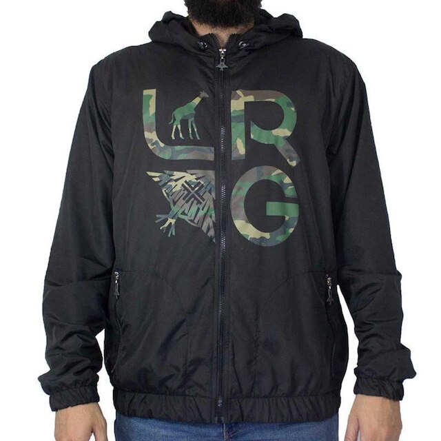 Merida Lrg Jaqueta Lrg Camou Stacked Preto - Preto | Netshoes