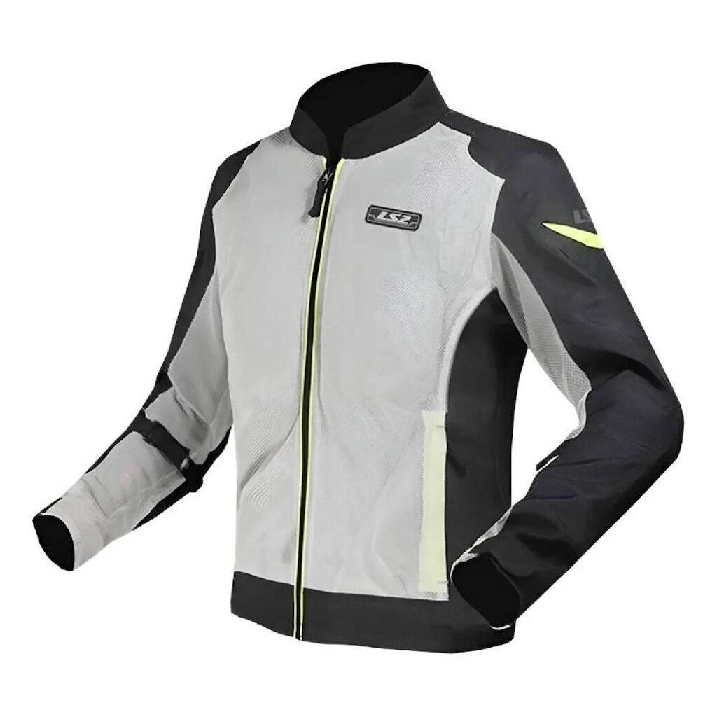 Jaqueta Ls2 Masculina Airy Preto Cinza e Amarelo