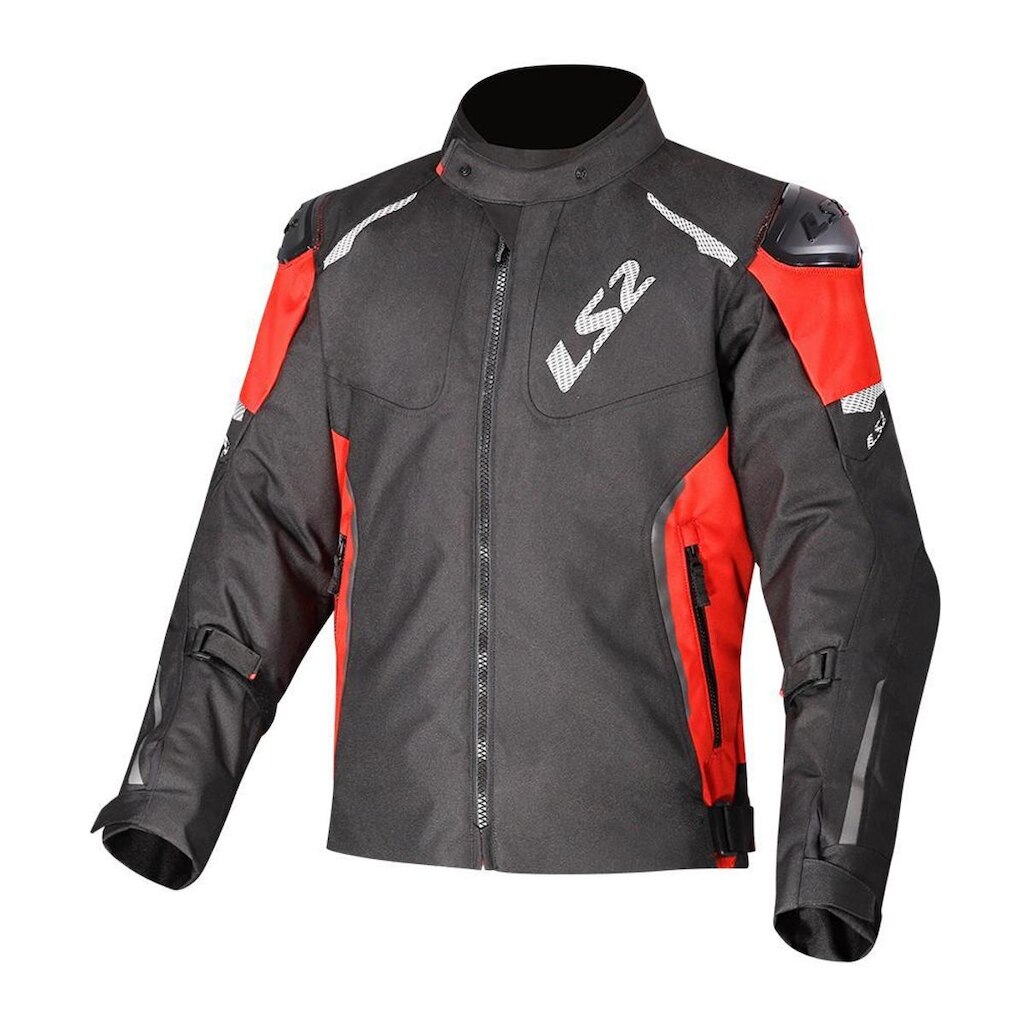 Jaqueta Ls2 Masculina Zoom Preto e Vermelho
