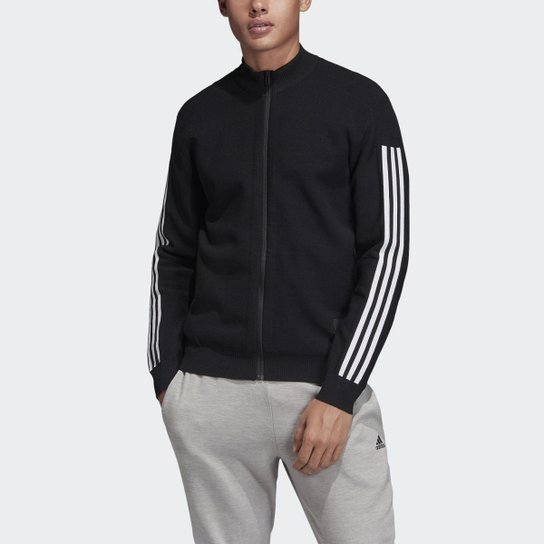 Jaqueta M Id Knit Tt M Adidas - Preto