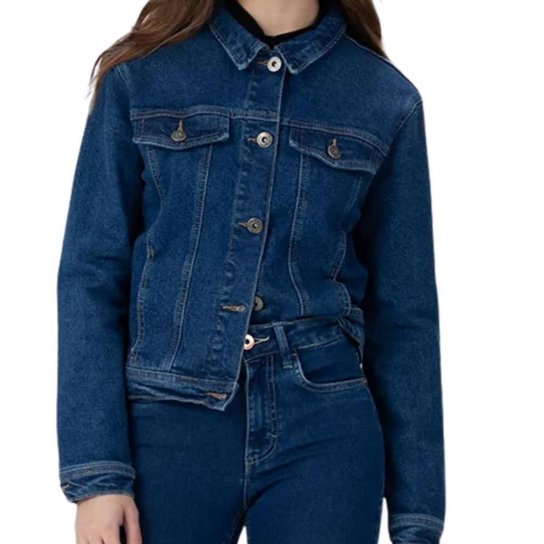 JAQUETA MALWEE JEANS FEMININO