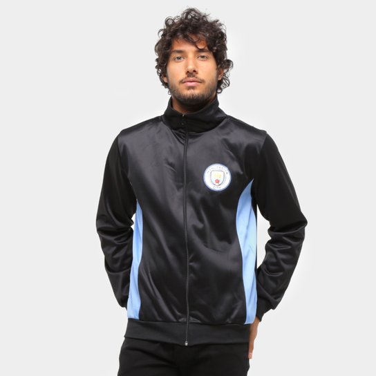 Jaqueta Manchester City Trilobal Masculina - Preto