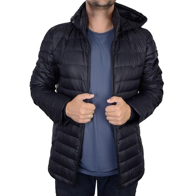 Jaqueta Masculina Alpelo Plumas Preta - 402000
