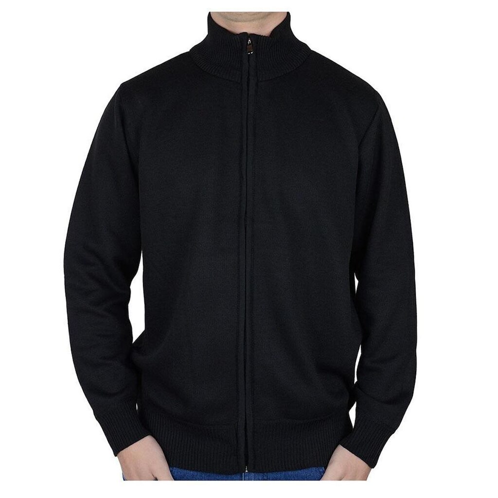 Jaqueta Masculina Broken Rules Tricot Preta - 5902