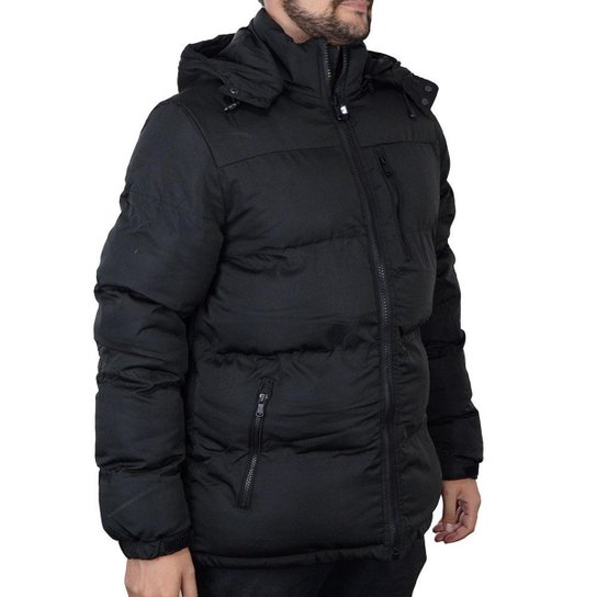 Jaqueta Masculina Nicoboco Nylon Florence Preta - 55424N - Preto Menor preço em Jaqueta Masculina Nicoboco Nylon Florence Preta - 55424N - Preto