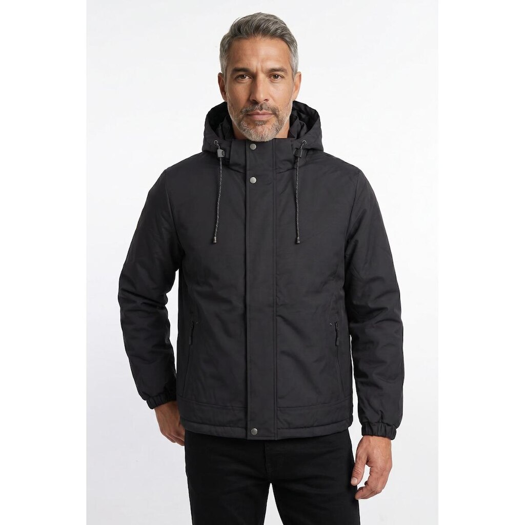 Jaqueta masculina nylon com capuz removível 69414