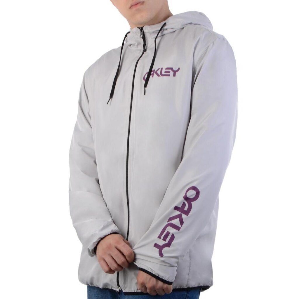 Jaqueta Masculina Oakley Mod Mark II Windbreaker Light Grey - CINZA / P