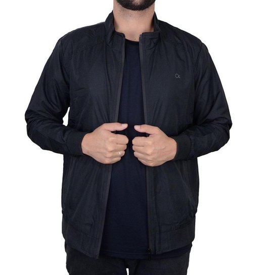 Jaqueta Masculina Ogochi Casual Slim Preta - 027494001 - Preto Menor preço em Jaqueta Masculina Ogochi Casual Slim Preta - 027494001 - Preto