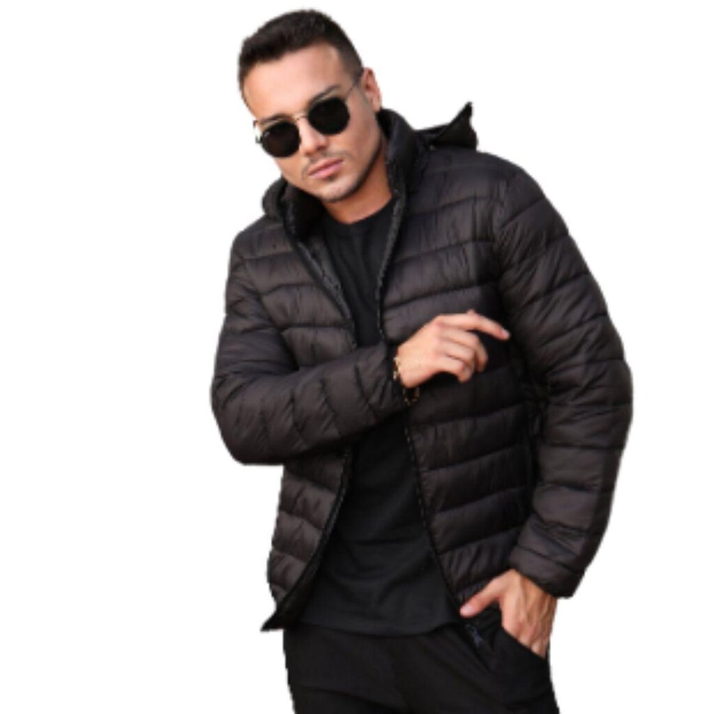 Jaqueta Masculina Puffer Bobojaco Forrada de Inverno Premium