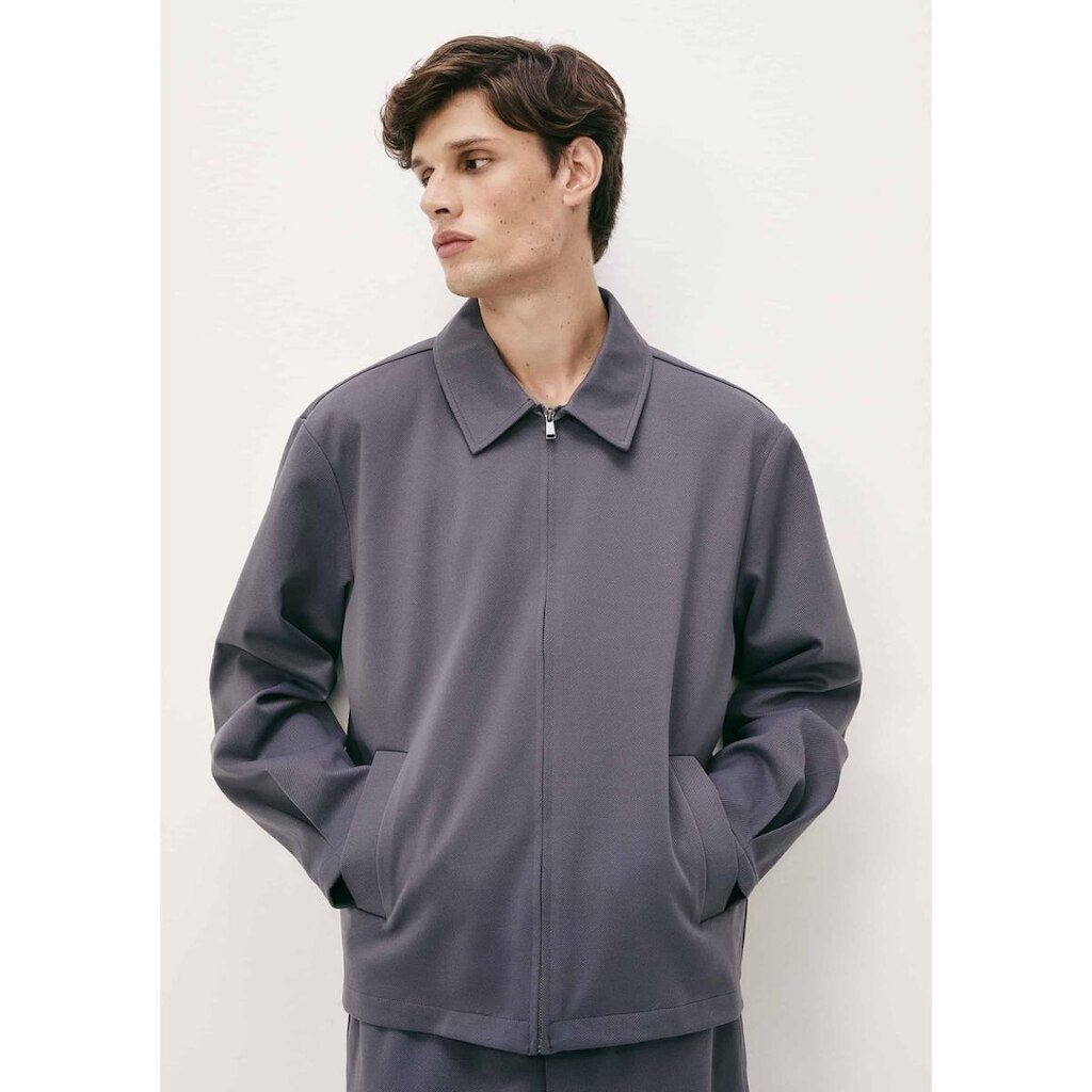 Jaqueta Masculina Regular Com Bolso