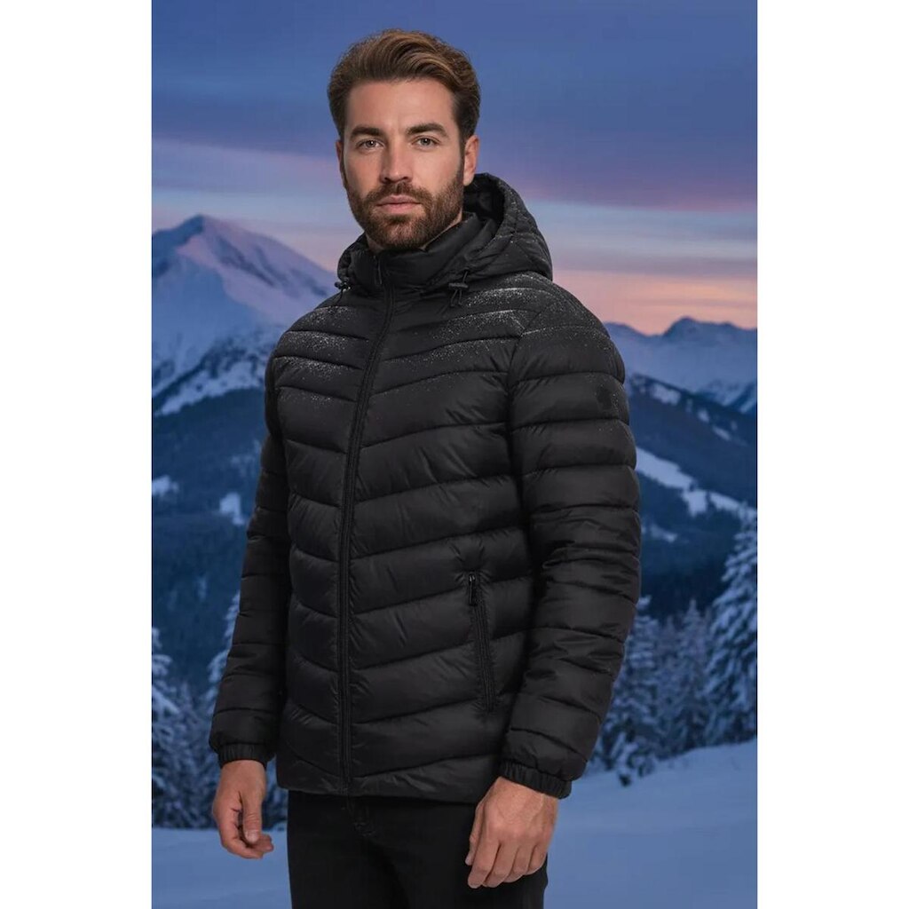 JAQUETA MASCULINA SEA SURF PUFFER COM CAPUZ