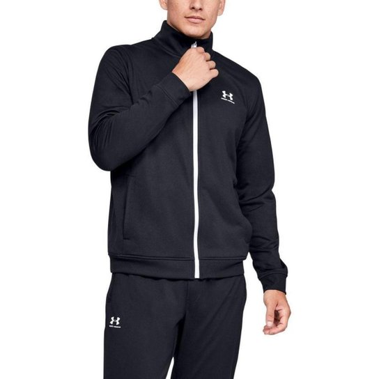 Jaqueta Masculina Sportstyle Tricot Under Armour - Preto Menor preço em Jaqueta Masculina Sportstyle Tricot Under Armour - Preto