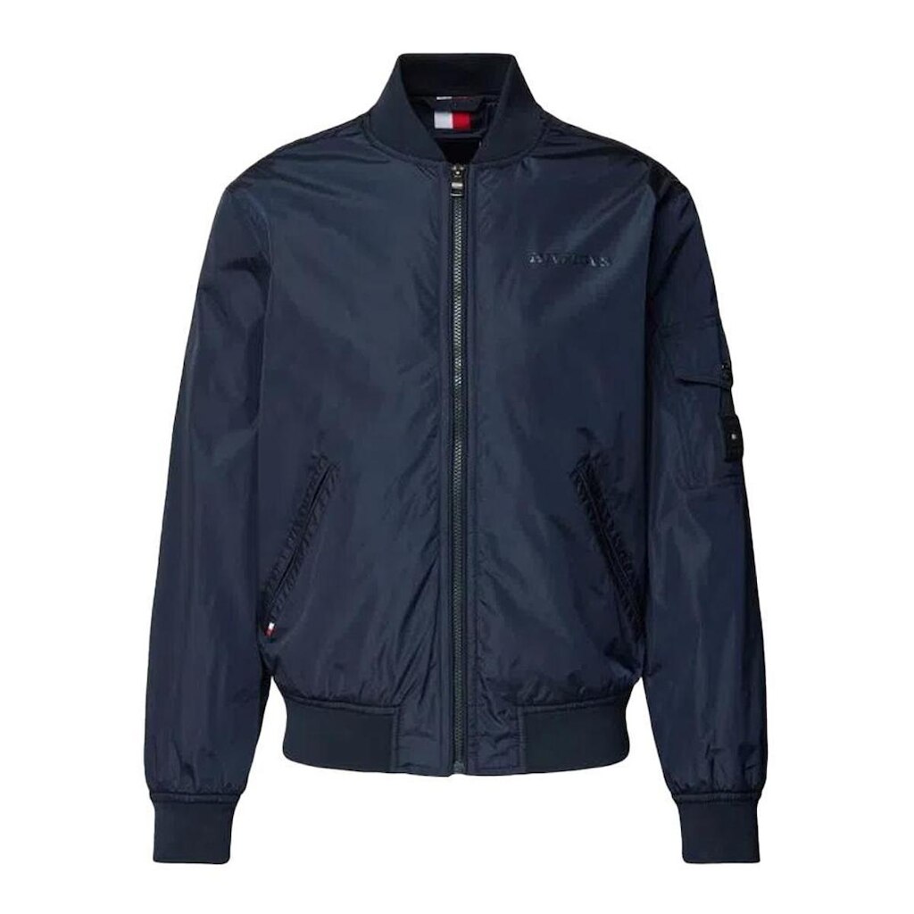 Jaqueta Masculina Tommy Hilfiger Varsity Bomber Bordô