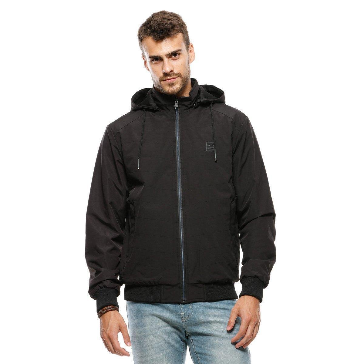 Jaqueta Masculina VLCS Serenidade Dupla Face Masculina Preto