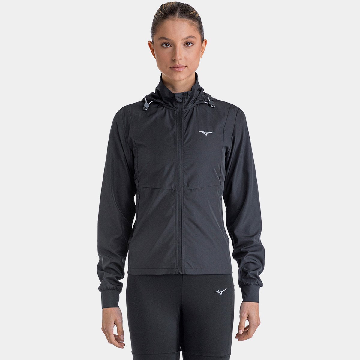 Jaqueta Mizuno Focus Feminina Preto