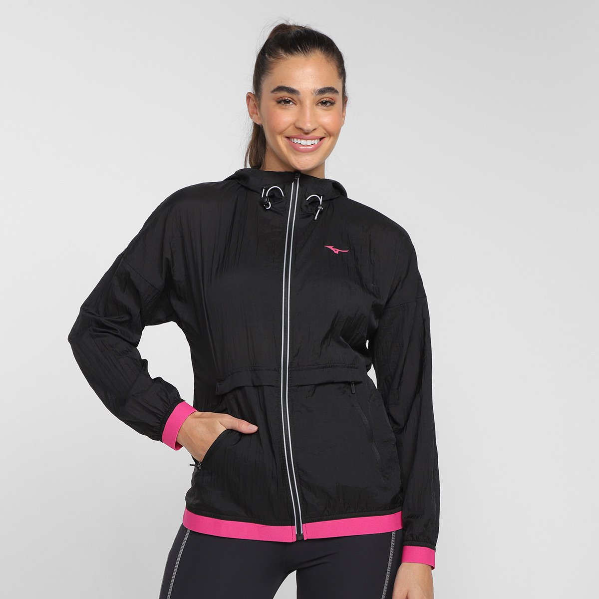 Jaqueta Mizuno High Feminina Menor preço em Jaqueta Mizuno High Feminina