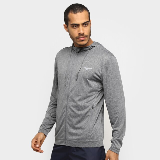 Jaqueta Mizuno Melange Masculina - Preto é boa?