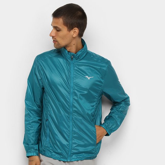 Jaqueta Mizuno Run Fast Masculino - Azul Turquesa Menor preço em Jaqueta Mizuno Run Fast Masculino - Azul Turquesa