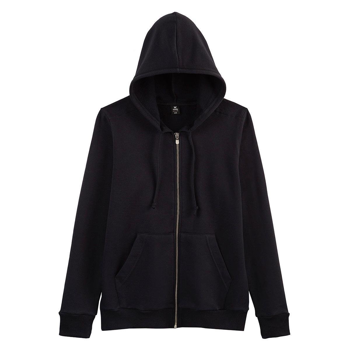 black moletom com capuz uniqlo